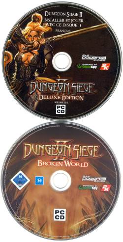 Les deux CD-ROM principaux du jeu